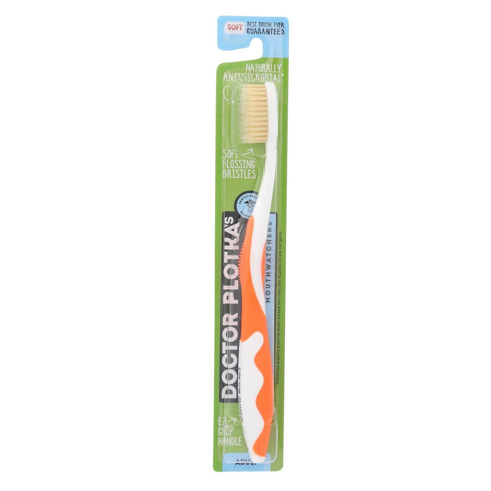 Doctor Plotkas Mouth Watchers Soft Bristle Adult Toothbrush, Assorted, 1 Ea